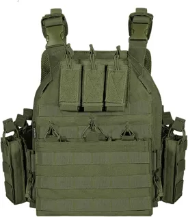 Tactical Vest Quick Release Airsoft Vest for Man Outdoor Adjustable Breathable Vest