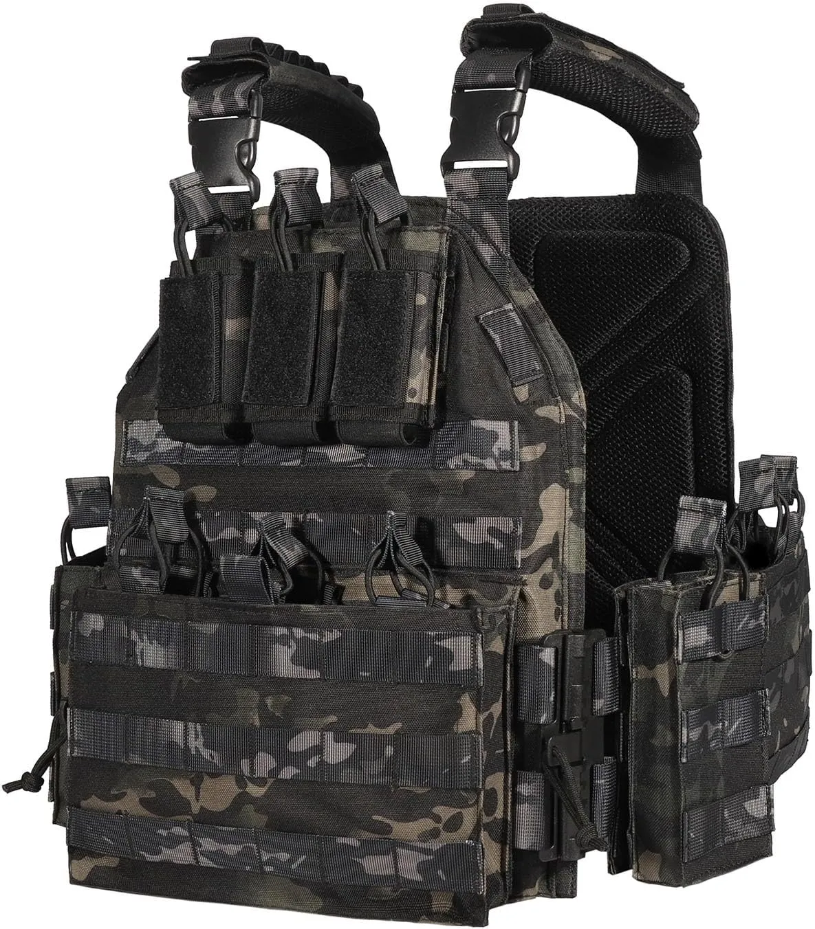 Tactical Vest Quick Release Airsoft Vest for Man Outdoor Adjustable Breathable Vest