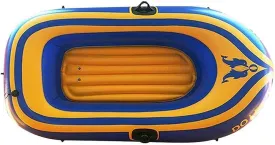 TEmkin Large Inflatable Kayak Boats for Adults and Kids Touring Whitewater Kayaks Rafting Rubber Boat Thickened Double Boat