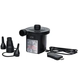 Trespass Cyclone Cordless USB Electric Airbed Pump - Black