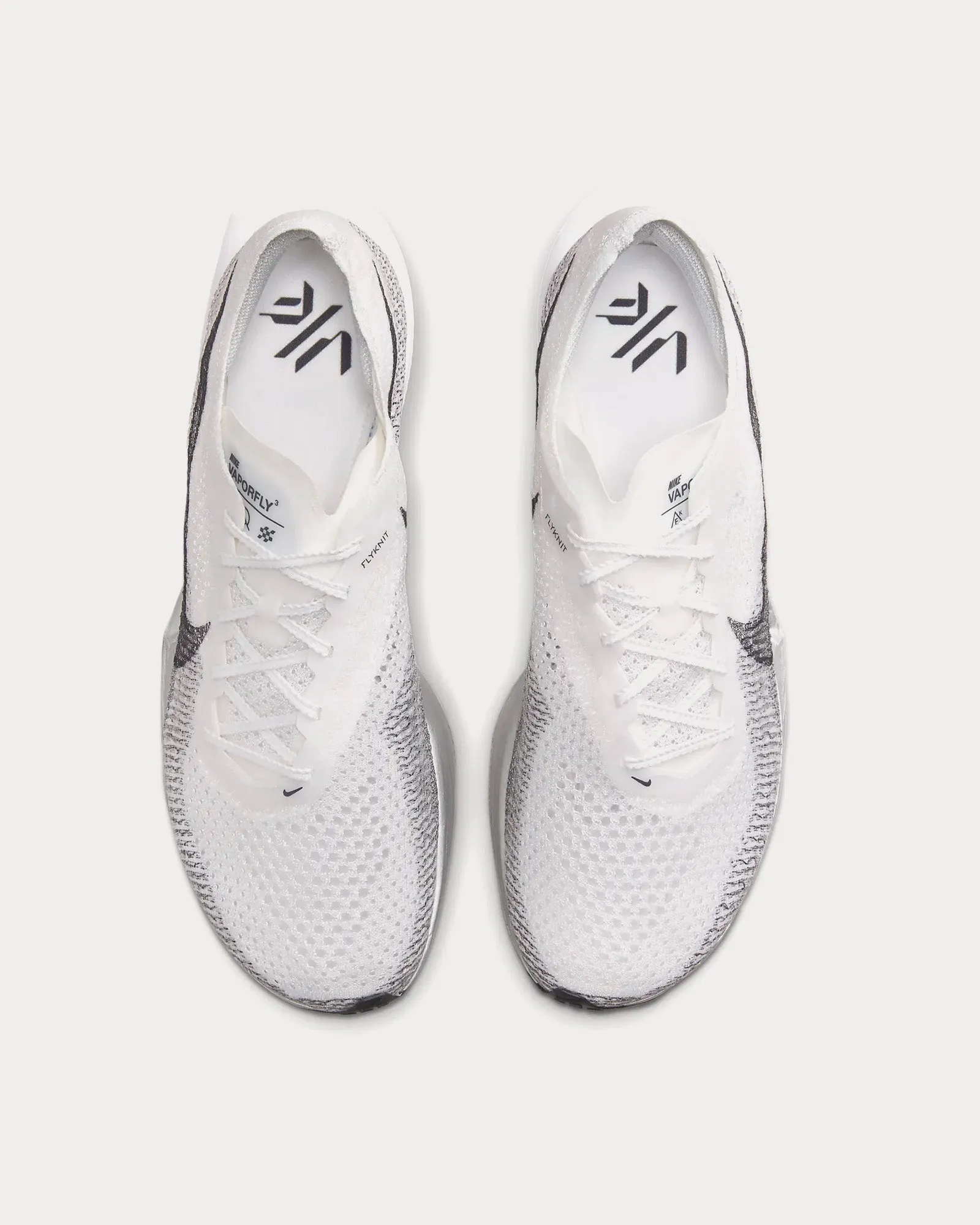 Vaporfly 3 White / Particle Grey / Metallic Silver / Dark Smoke Grey Running Shoes