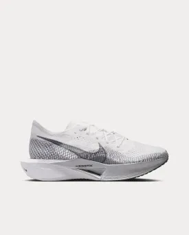 Vaporfly 3 White / Particle Grey / Metallic Silver / Dark Smoke Grey Running Shoes