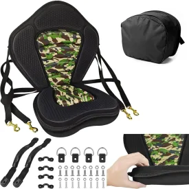 Vashly 2Pack Kayak Seat with Back Support, Kayak Seats with Waterproof Storage Bag for Sit-On-Top Kayaks, Stand-Up Paddleboards, Inflatable Kayaks, Tandem Kayaks