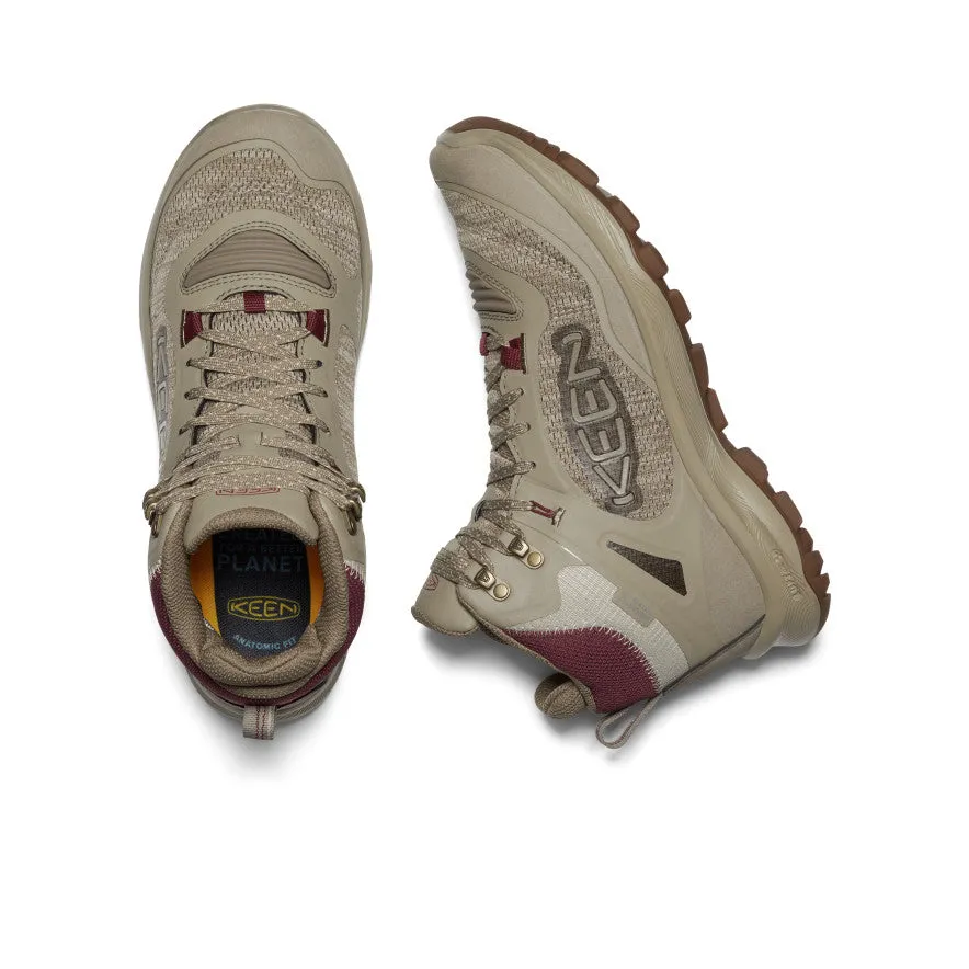 Women's Terradora Flex Waterproof Hiking Boot  |  Plaza Taupe/Windsor Wine