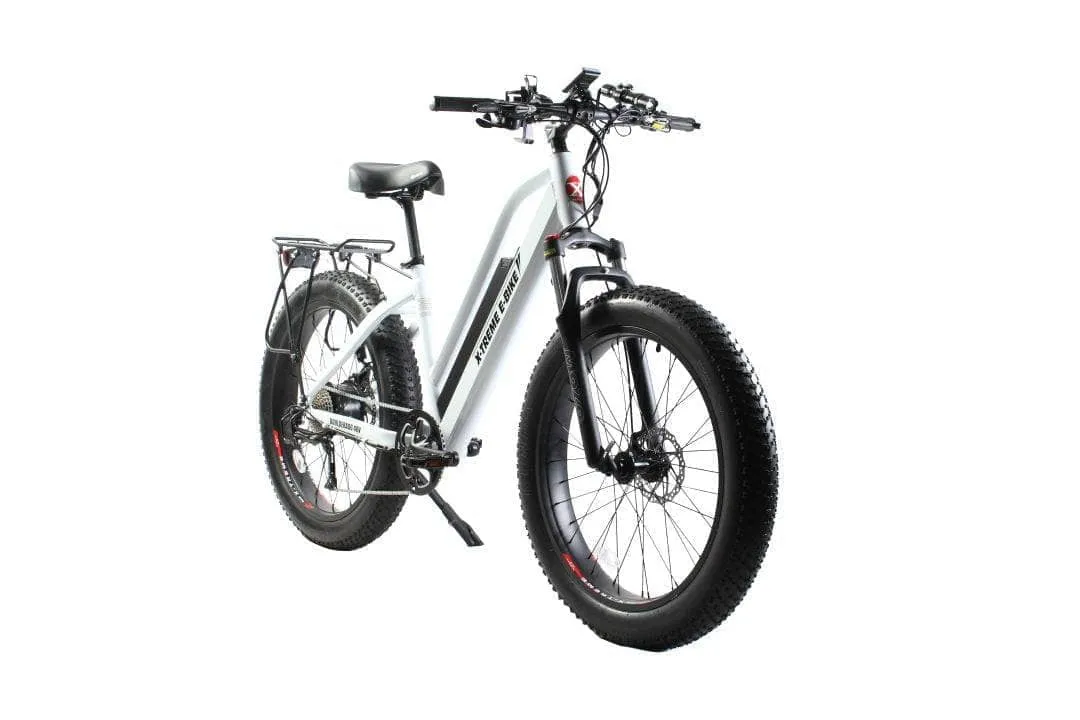 X-Treme Boulderado 48 Volt 17 AH 500W Step-Through Fat Tire Mountain e-bike