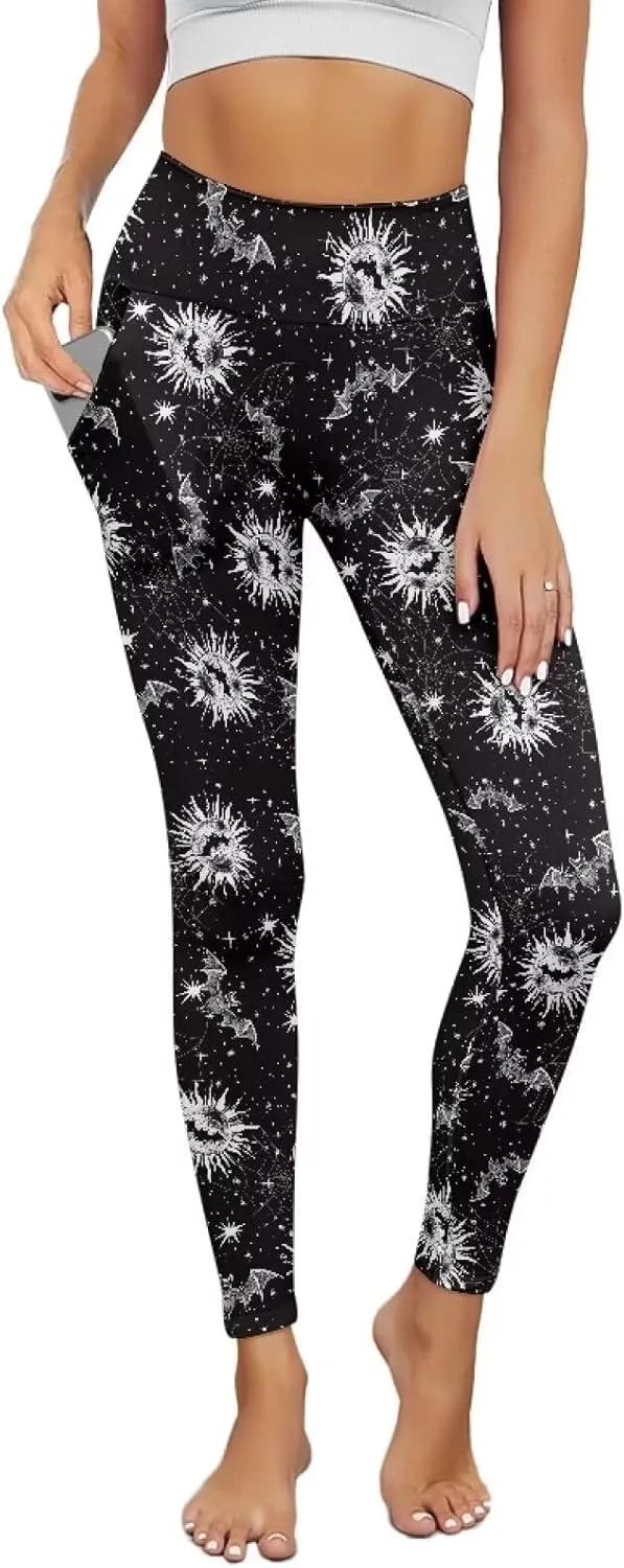 YEXIATODO High Waisted Yoga Pants for Women Tummy Control Workout Leggings Bootleg Yoga Leggings